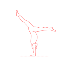 Humans Yoga Poses Split Leg Handstand Pose Sketch Style Svg Vector, Free Vectors File
